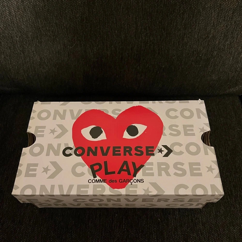 CONVERSE X COMME DES GARCONS PLAY ALL STAR CHUCK '70 OX - WHITE - Picture 6 of 7